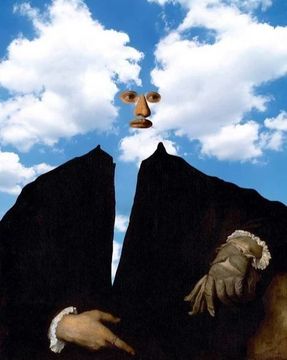 Mineheart Man in the Clouds Wall Frame