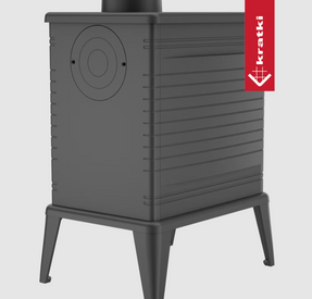 Kratki Wood Burning Cast Iron Stove Kratki K10 Ø 150 10 Kw