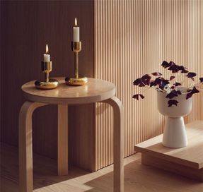 Iittala Candle Holder gift set brass 2pcs