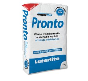 Laterlite Pronto: Fast Drying High Strength Semi-dry Screed Mortar