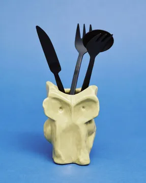 Serax Owl Vase Xs Yellow After Midnight