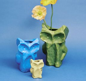 Serax Owl Vase Xs Yellow After Midnight