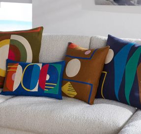 Jonathan Adler Monterey Circles Cushion