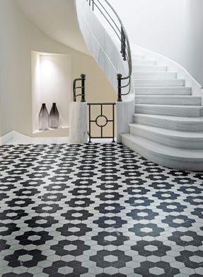 Bisazza Pienza Nero Matt Floor Tiles