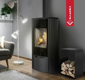 kratki Propane-butane Gas Fire Stove Ab Enyo Ø 100/150 4 Kw