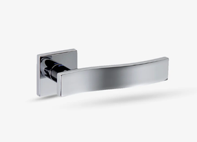 Groel Swim Door Handle Set On Squared Rose