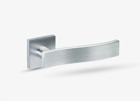 Groel Swim Door Handle Set On Squared Rose