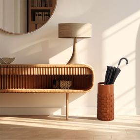 Limacdesign Elegant Woven Leather Umbrella Stand Lumia