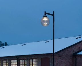 Zero City Globe Outdoor Floor Lamp