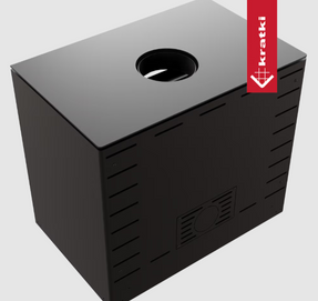 kratki Wood Burning Steel Stove Kratki Kari 80 Ø 180 12 Kw Self Closing Door