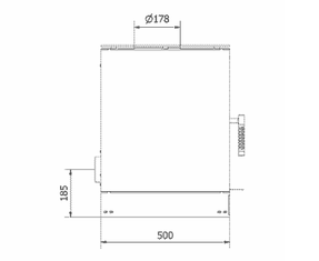 kratki Wood Burning Steel Stove Kratki Kari 80 Ø 180 12 Kw Self Closing Door
