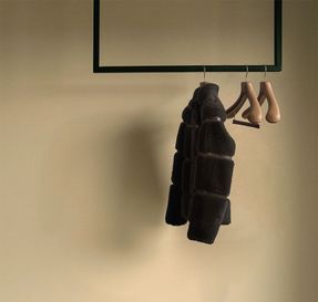 Limac Design Enea Clothes Hangers In Leather