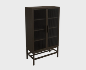 boconcept Axo Series Glass Cabinet