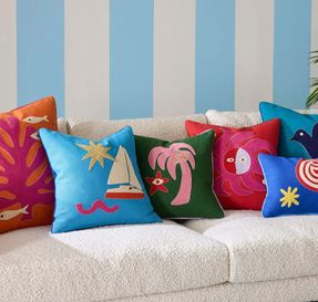 Jonathan Adler Playa Bird Cushion