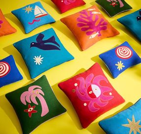 Jonathan Adler Playa Bird Cushion