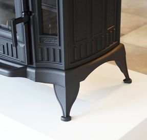 kratki Wood burning cast iron stove kratki k9 automatic air control ø 150 10 kw pyrolysis