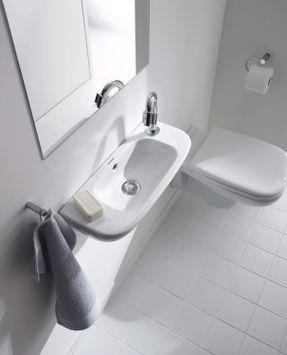 Duravit D-Code Wall Mounted Sink