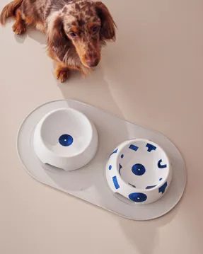 Alessi Always Pet Yuzuki Crack Dog Bowl