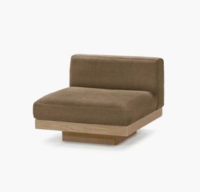 Serax Bench One Seater Incl Cushion Outdoor Camel Rudolph