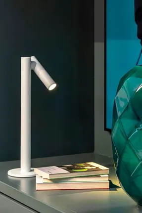 Rossinigroup Voice – White LED Portable Table Lamp