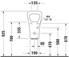Duravit Durastyle Electronic Urinal
