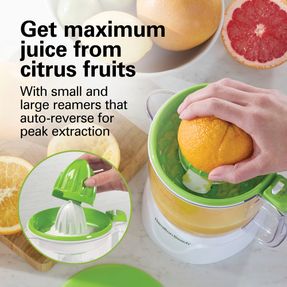 Hamilton Beach Electric Citrus Juicer with Gripper Lid