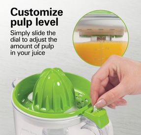 Hamilton Beach Electric Citrus Juicer with Gripper Lid