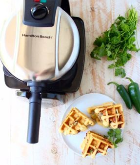 Hamiltonbeach Removable-grid Belgian Waffle Maker