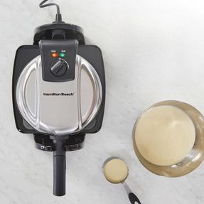 Hamiltonbeach Removable-grid Belgian Waffle Maker