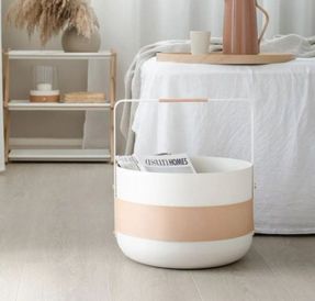 eldvarm Emma Basket - Blanc