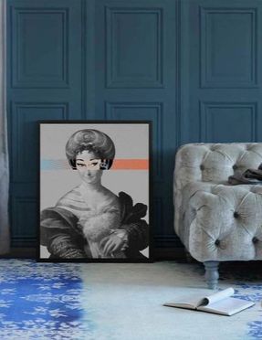 Mineheart Petrol Panelling Wallpaper
