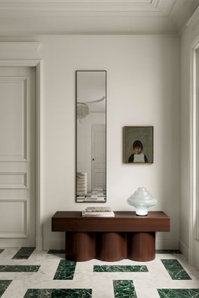 deknudtmirrors lucka black hall Mirror