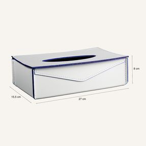 Limac Design Colored Tissue Box In Leather Fazoly Color