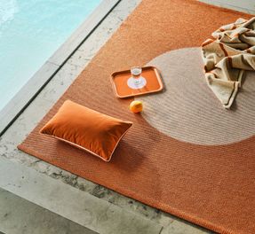 Pappelina Vera Pop Leaf - Area Rug