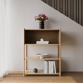 Gejst Sceene Bookcase B Light Oak