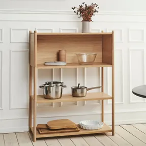 Gejst Sceene Bookcase B Light Oak
