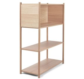 Gejst Sceene Bookcase B Light Oak