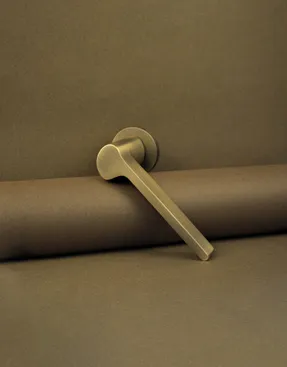 Groel Sokol Door Handle Set On Round Rose