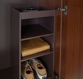 Ligne Roset Selvans Hallway Unit Hanging + Shoe Storage