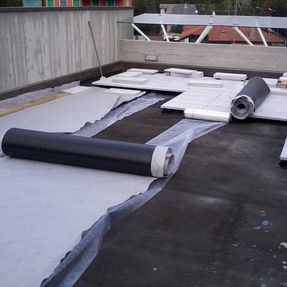 Tenax Dp1 Flat Cuspidated Membrane Coupled With A Non-woven Pp Fabric