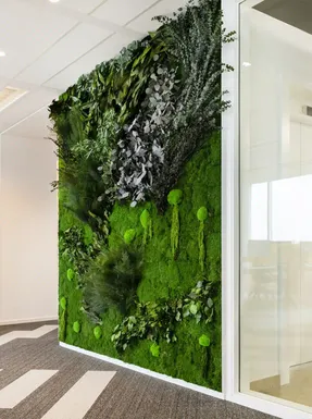 Greenmood Forest Acoustic Green Wall