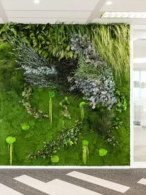 Greenmood Forest Acoustic Green Wall