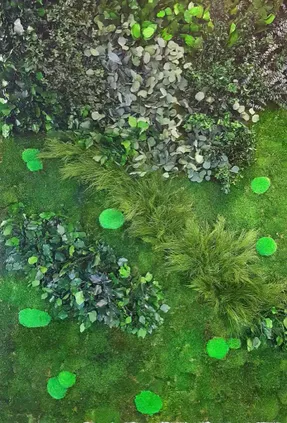 Greenmood Forest Acoustic Green Wall