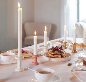 eldvarm Lucie Candle Holder Short - Bonbon