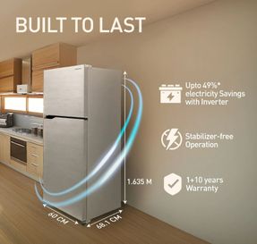 Panasonic 309L 3 Star 6-Stage Smart Inverter Frost-Free Double Door Refrigerator
