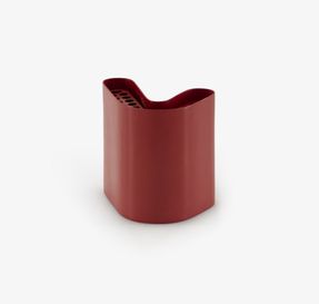 Ligne Roset Architectural Vase Large Red