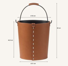 Limac Design Storage basket with handles Vintage