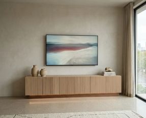 Radis TV Stand With Vertical Waves RIF