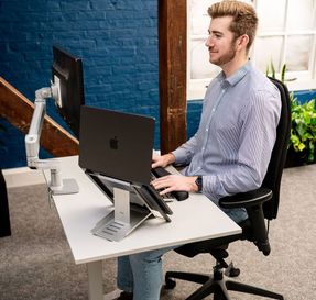 Posturite Koji Beech Electric Sit-stand Desk