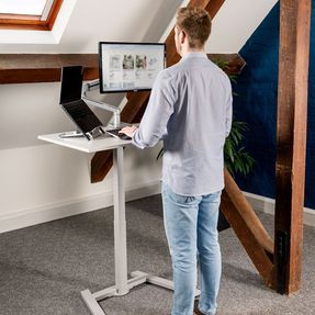 Posturite Koji Beech Electric Sit-stand Desk